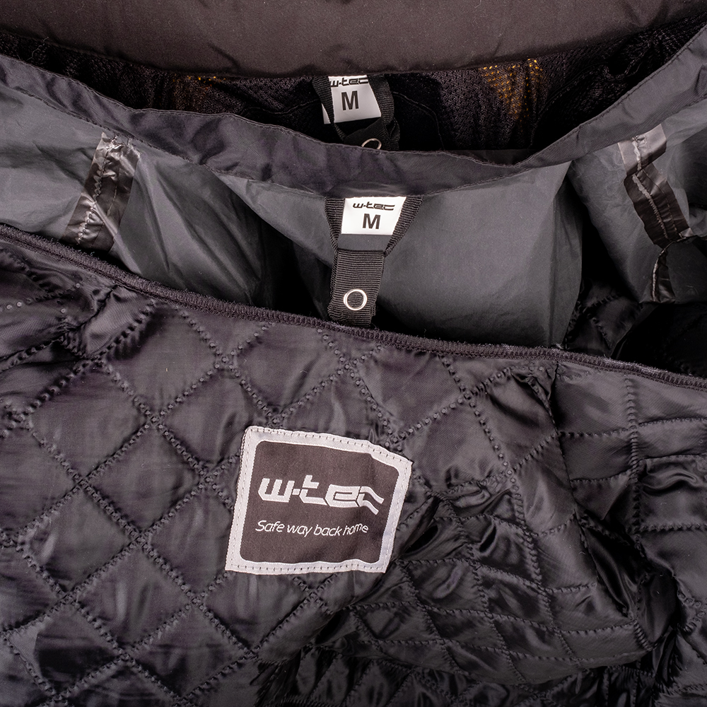 Pánská letní moto bunda W-TEC Tosheck černo-žlutá 6XL (obrázek 8)
