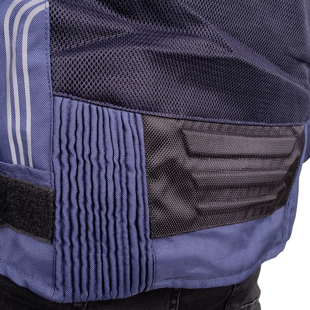 Letní pánská moto bunda BOS Hobart Blue 3XL - Obrázek 6