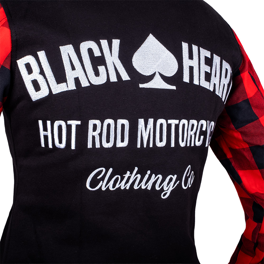 Moto mikina W-TEC Black Heart Ramforge červeno-černá M (obrázek 6)