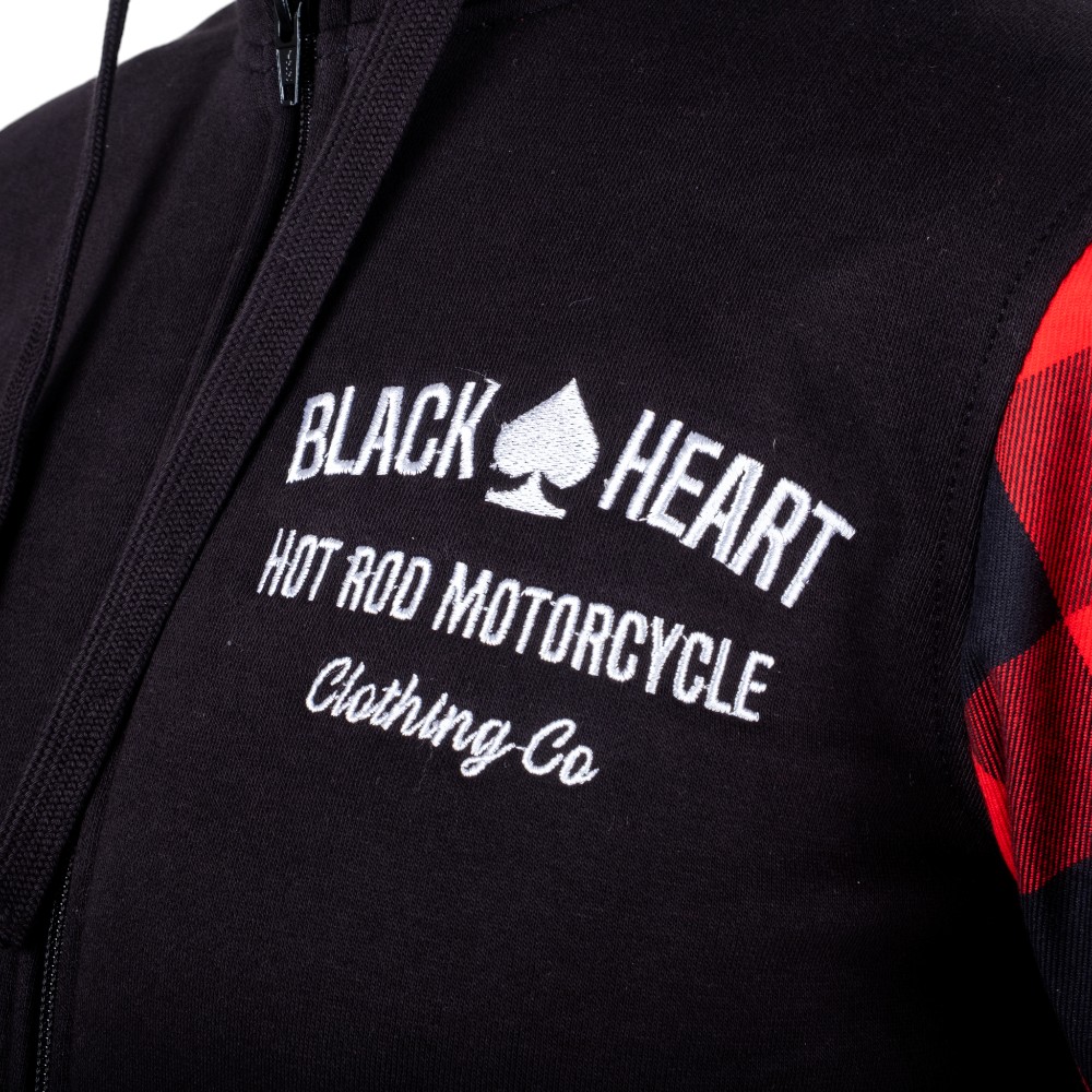 Moto mikina W-TEC Black Heart Ramforge červeno-černá M (obrázek 7)