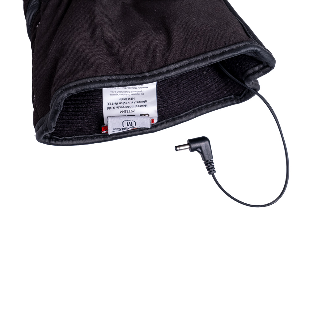 Vyhřívané moto a lyžařské rukavice W-TEC HEATnoir 2x2000 mAh černá S - Obrázek 4