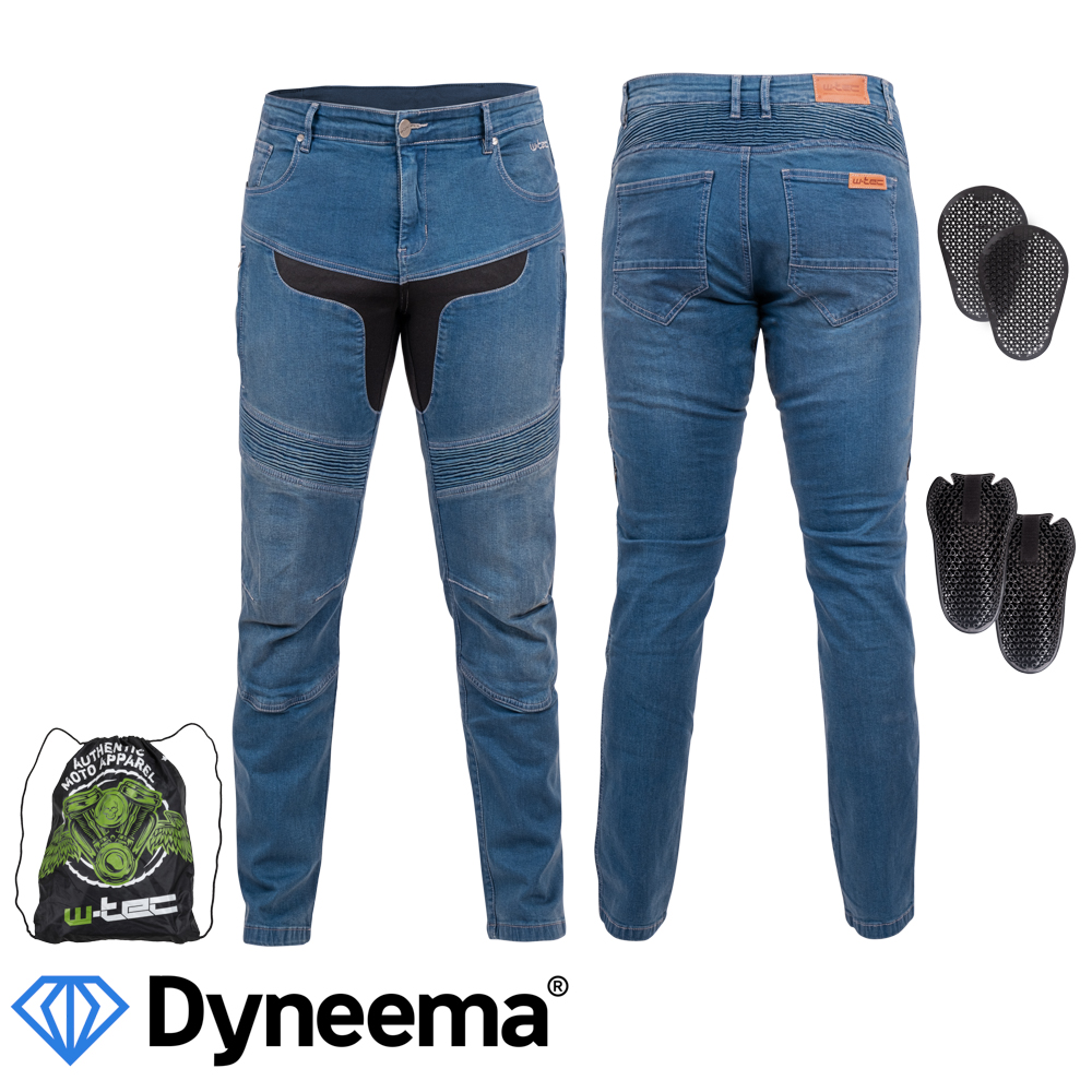 Pánské moto jeansy W-TEC Dynetis  modrá  S