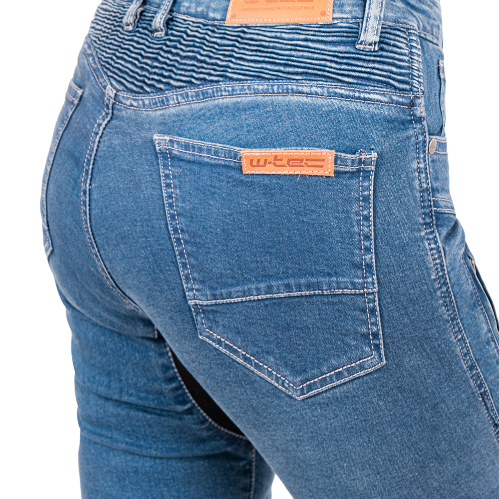 Dámské moto jeansy W-TEC Dynetis Lady modrá M (obrázek 3)