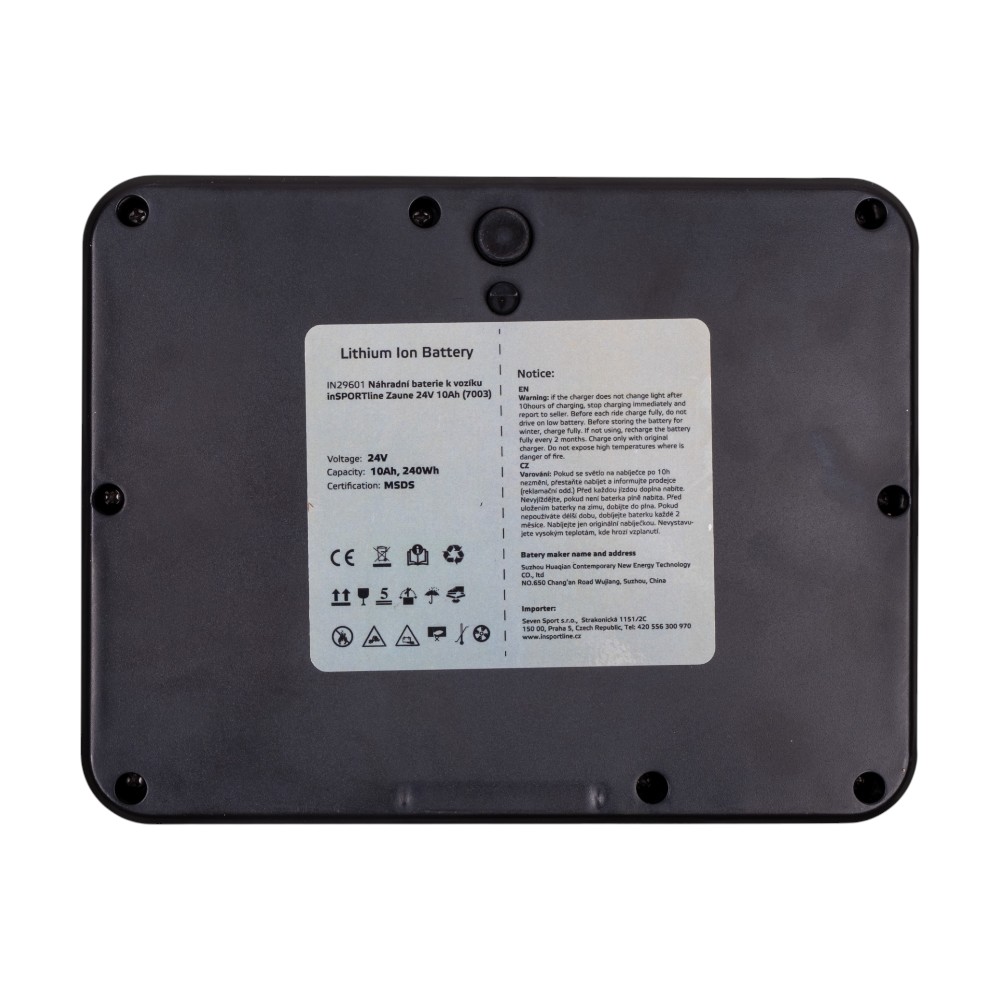 Náhradní baterie k vozíku inSPORTline Zauney 24V 10Ah