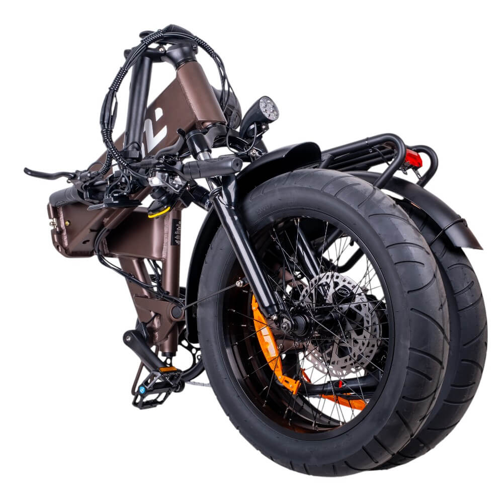 Skládací elektro fat bike inSPORTline ISL Baxom 840Wh 20" 16,5" (170-205 cm) Black (obrázek 6)