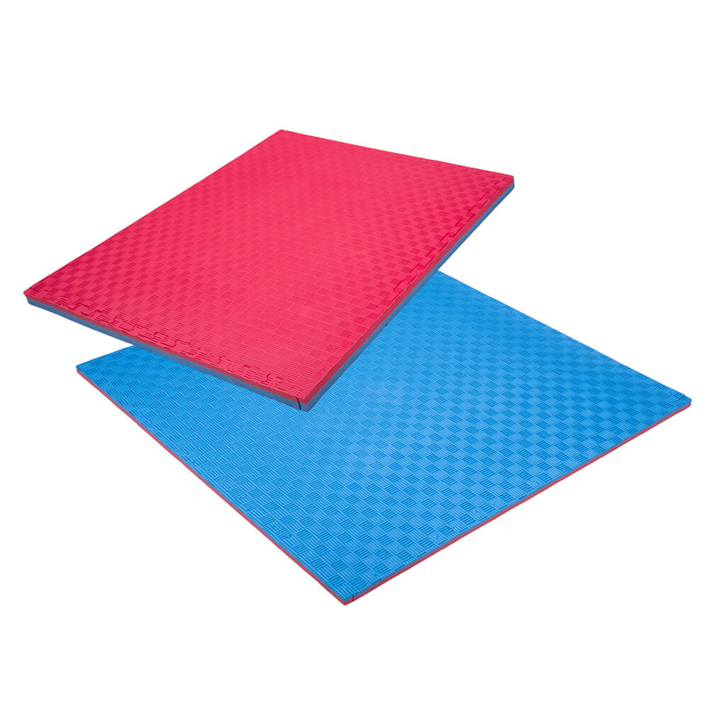 Puzzle tatami podložka inSPORTline Sazegul 100x100x2 cm mocha mousse-černá, vzor 5 proužků (obrázek 8)