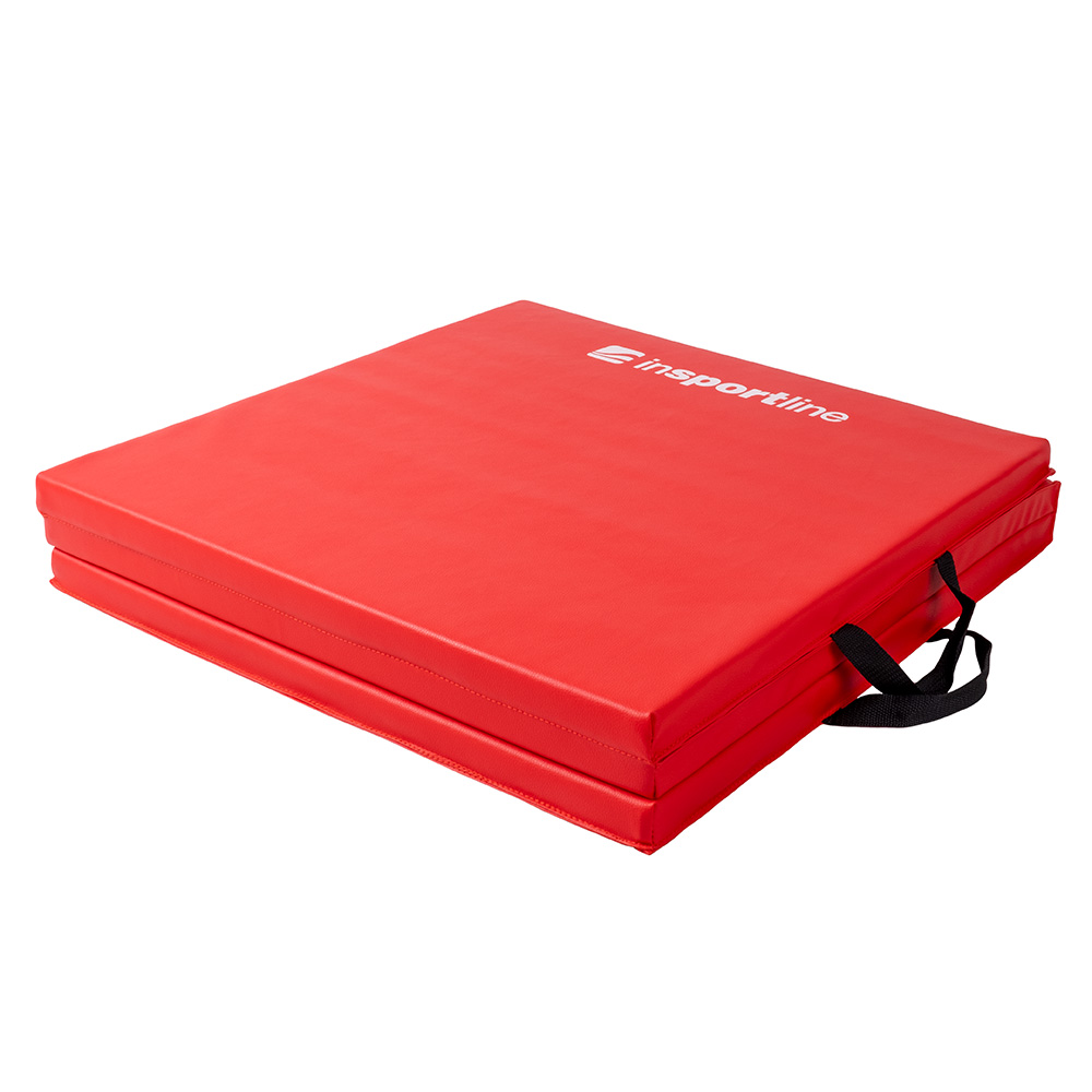 Skládací gymnastická žíněnka inSPORTline Trifold 180x60x3 cm červená - Obrázek 6