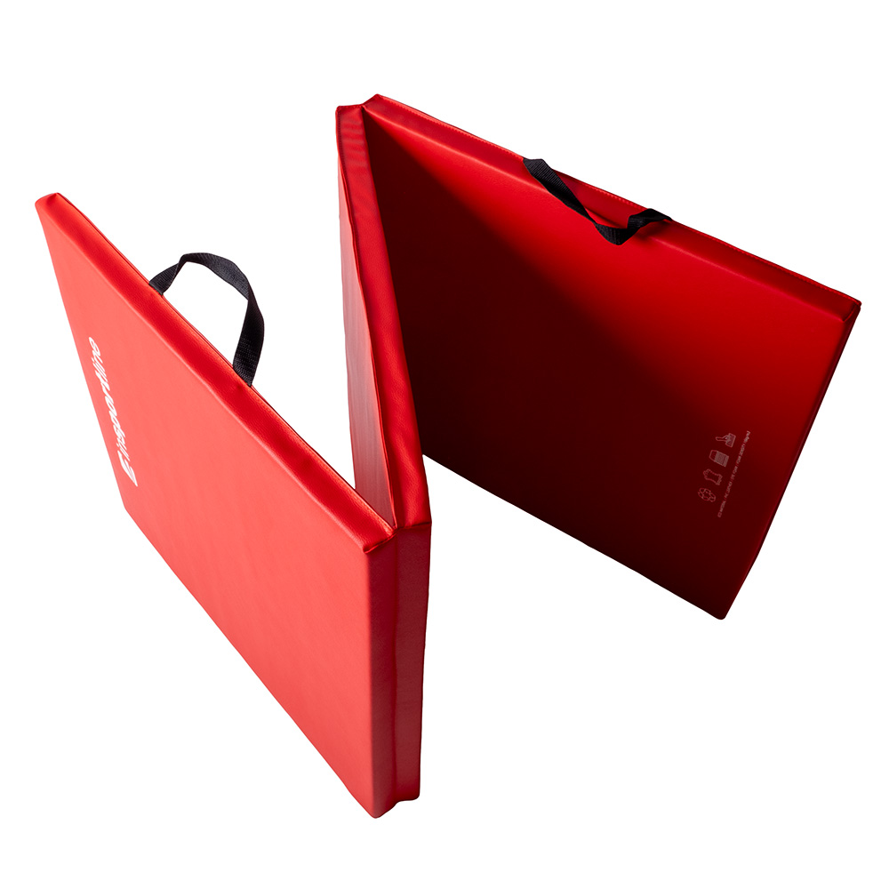 Skládací gymnastická žíněnka inSPORTline Trifold 180x60x3 cm červená - Obrázek 7