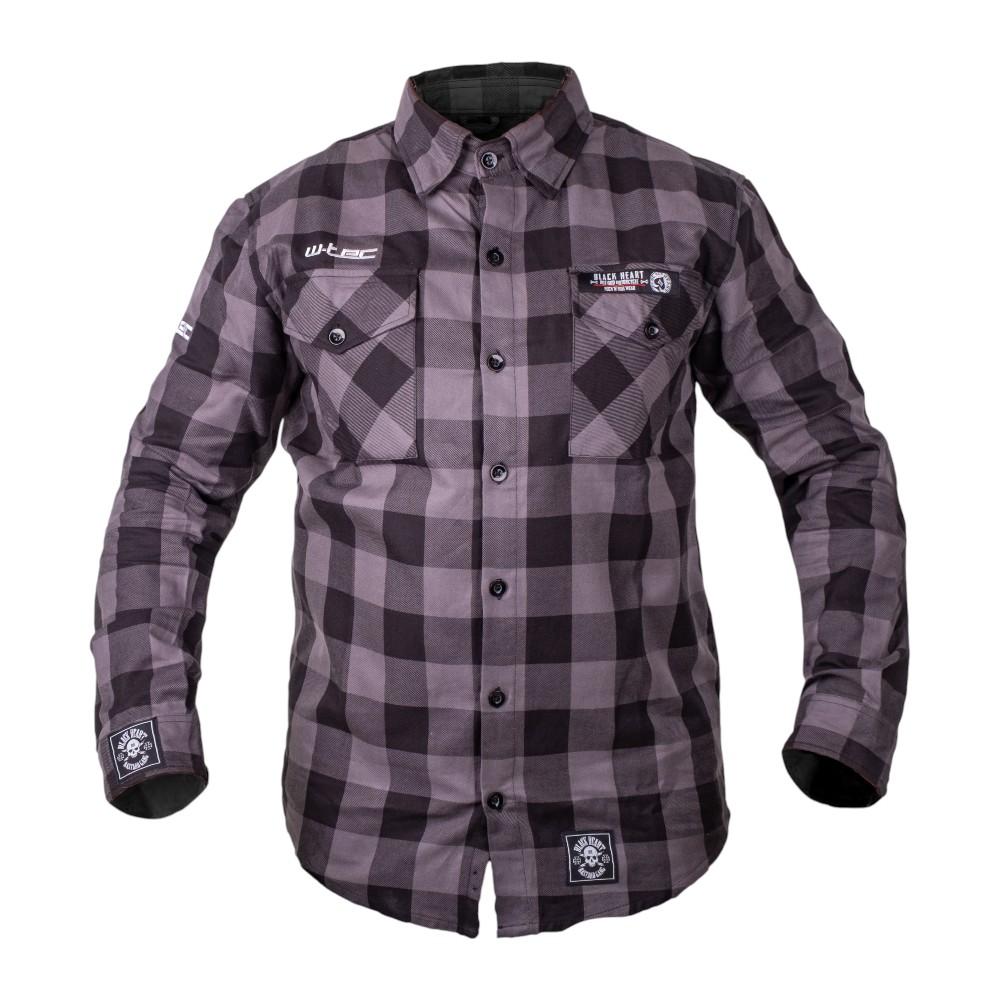 Košile W-TEC Black Heart Respector  šedá  M