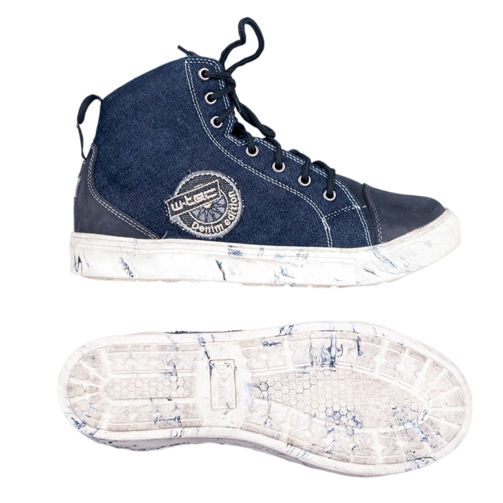 Moto boty W-TEC Denimo modrá 39 - Obrázek 3