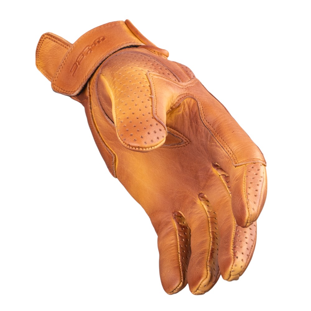 Letní kožené moto rukavice W-TEC Gatorrano hnědá 3XL - Obrázek 3