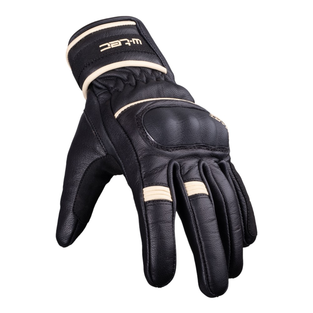 Moto rukavice W-TEC Franker černo-bílá M (obrázek 3)