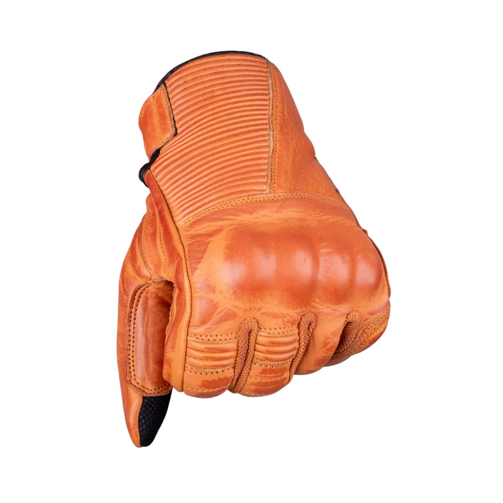 Kožené moto rukavice W-TEC Kruegero hnědá S - Obrázek 4