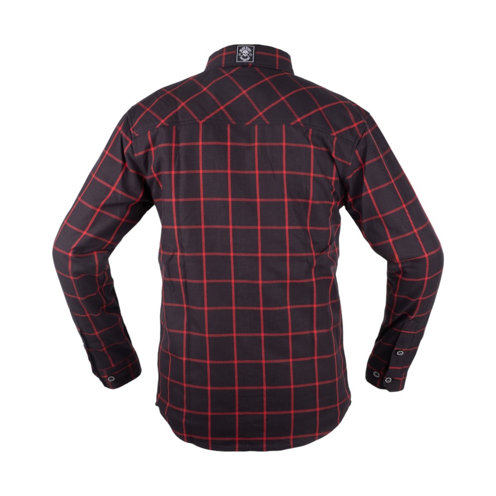 Košile W-TEC Black Heart Respector II černá s červeným pruhem XL - Obrázek 4