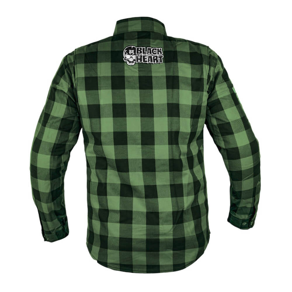 Moto košile W-TEC Black Heart Rattlesneak červeno-černá kostkovaná 5XL - Obrázek 6