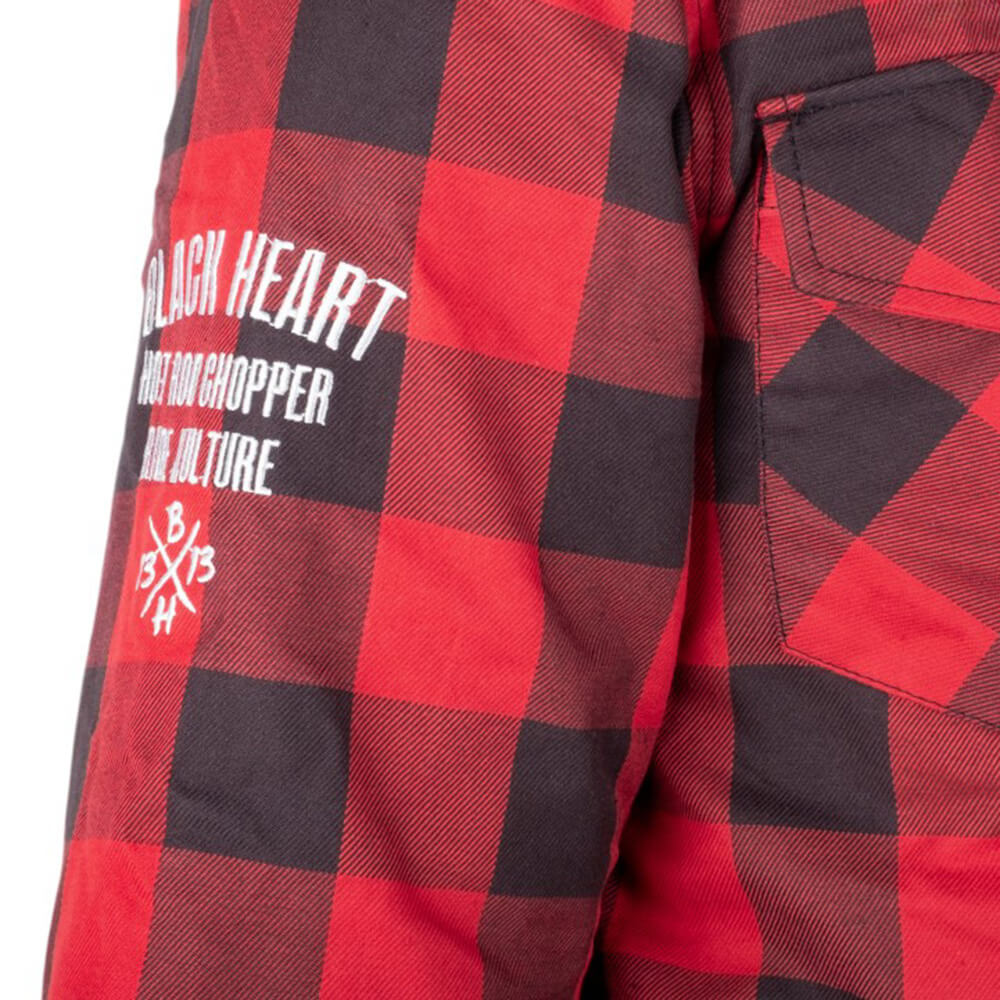 Moto košile W-TEC Black Heart Rattlesneak černá s červeným pruhem L (obrázek 9)