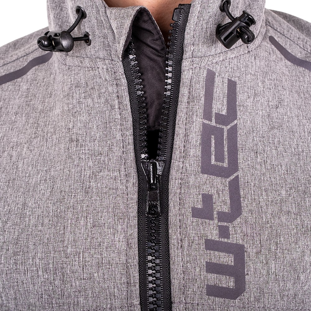 Dámská softshellová moto bunda W-TEC Algenia šedá XS - Obrázek 5