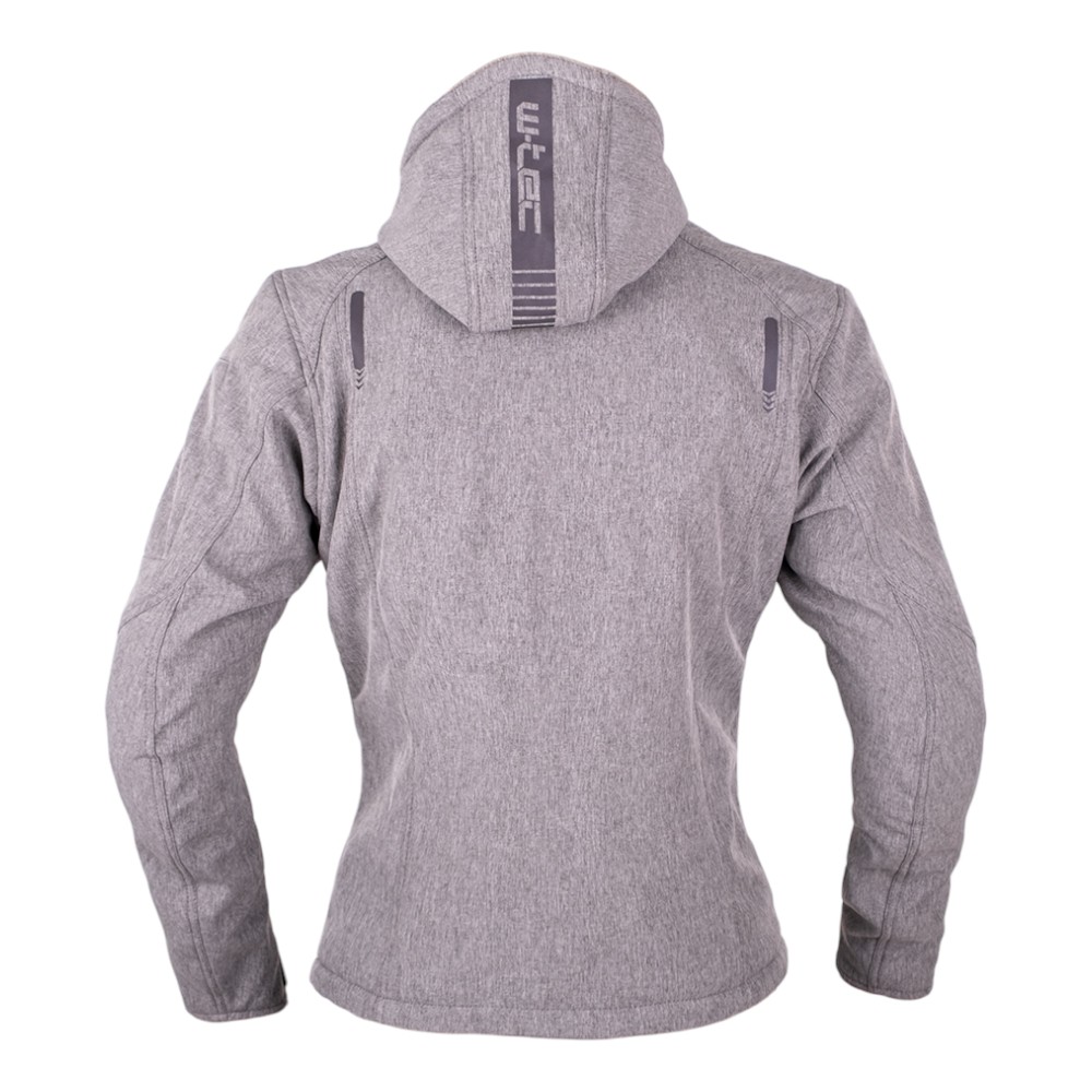 Dámská softshellová moto bunda W-TEC Algenia šedá XS - Obrázek 2