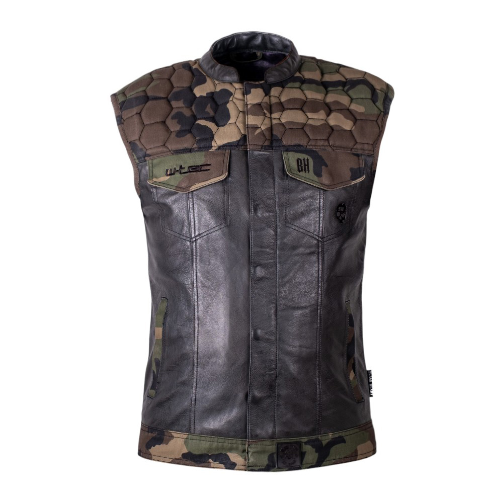 Moto vesta W-TEC Black Heart Regimento tmavě šedá-kamufláž XL - Obrázek 3