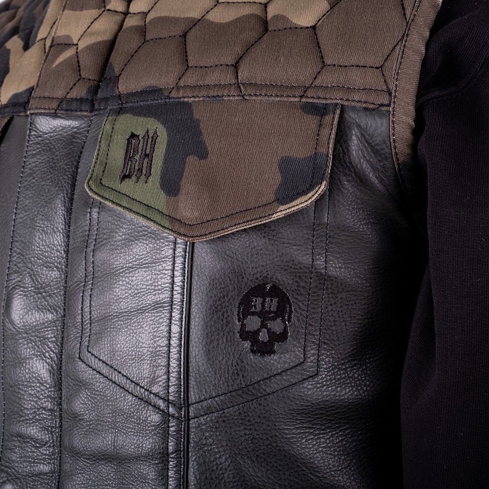 Moto vesta W-TEC Black Heart Regimento tmavě šedá-kamufláž XL - Obrázek 5