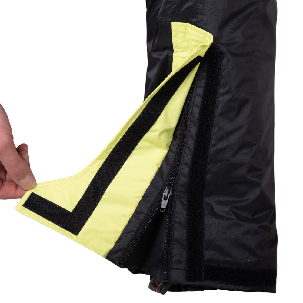 Pláštěnkové moto kalhoty W-TEC Colnari černá-fluo zelená 5XL - Obrázek 5