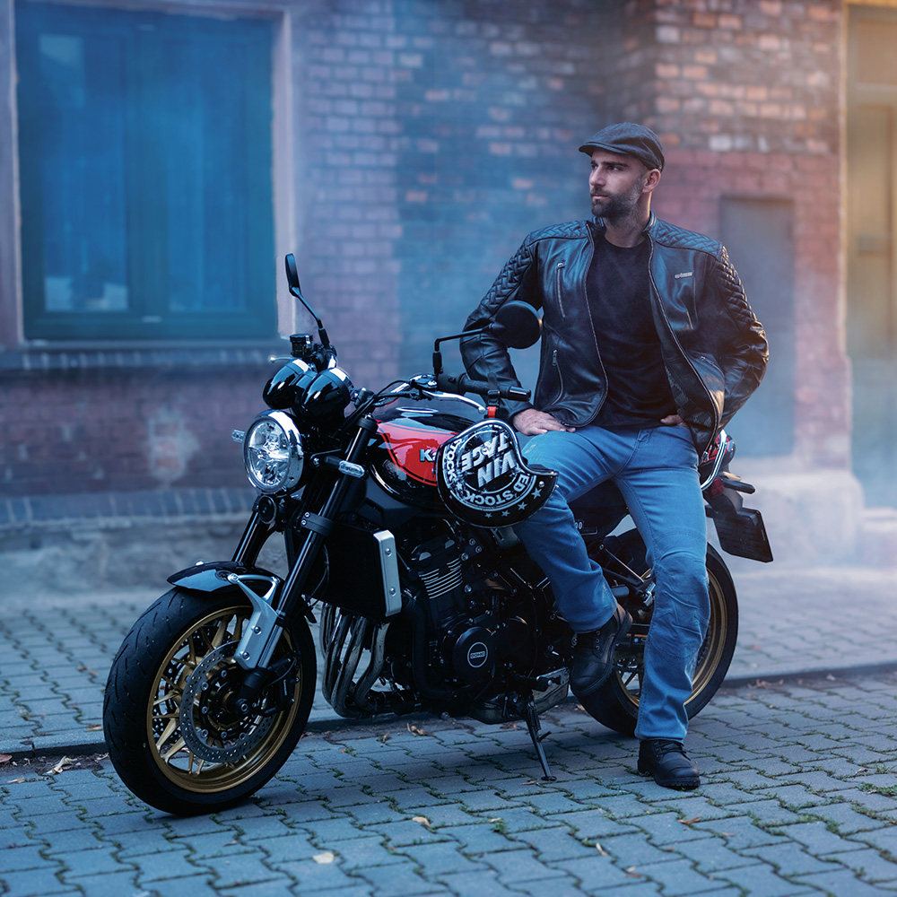 Kožená moto bunda W-TEC Elcabron černá 3XL - Obrázek 3