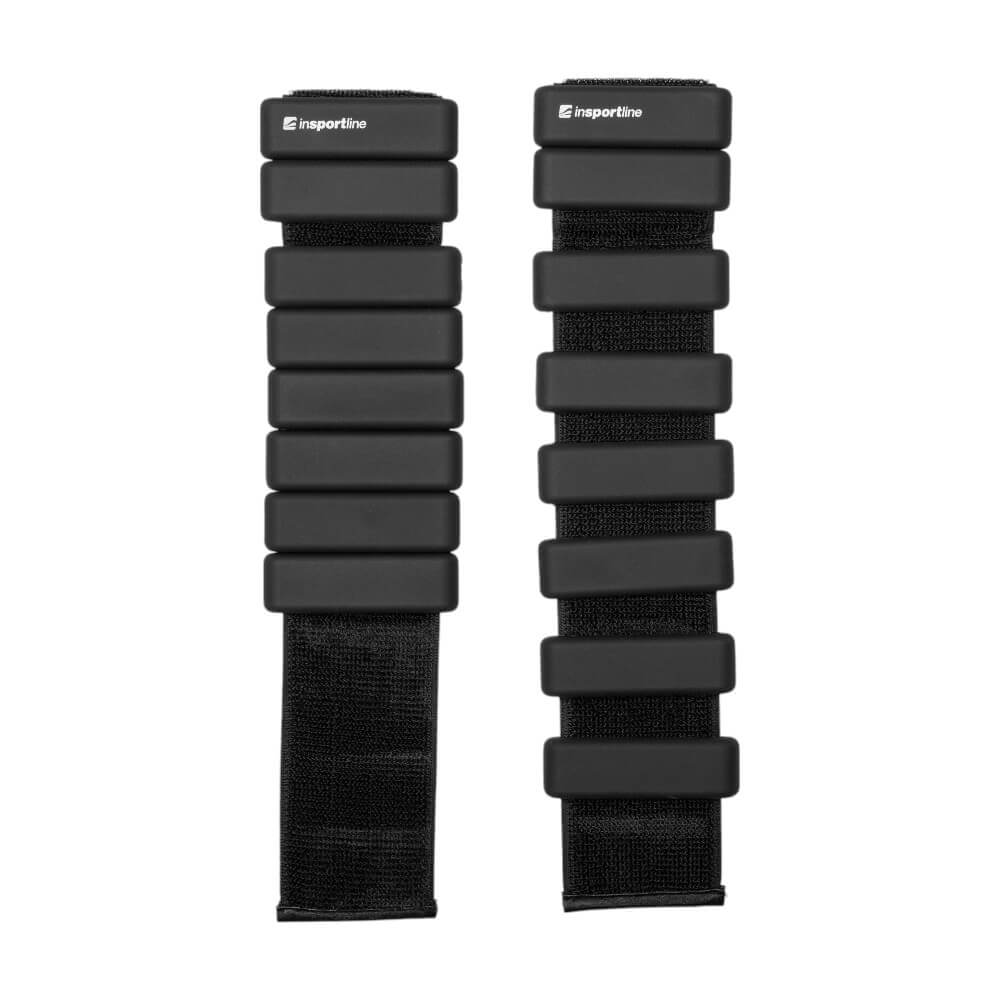 Fitness závaží na kotník a zápěstí inSPORTline Brace 2x1 kg černá (obrázek 4)