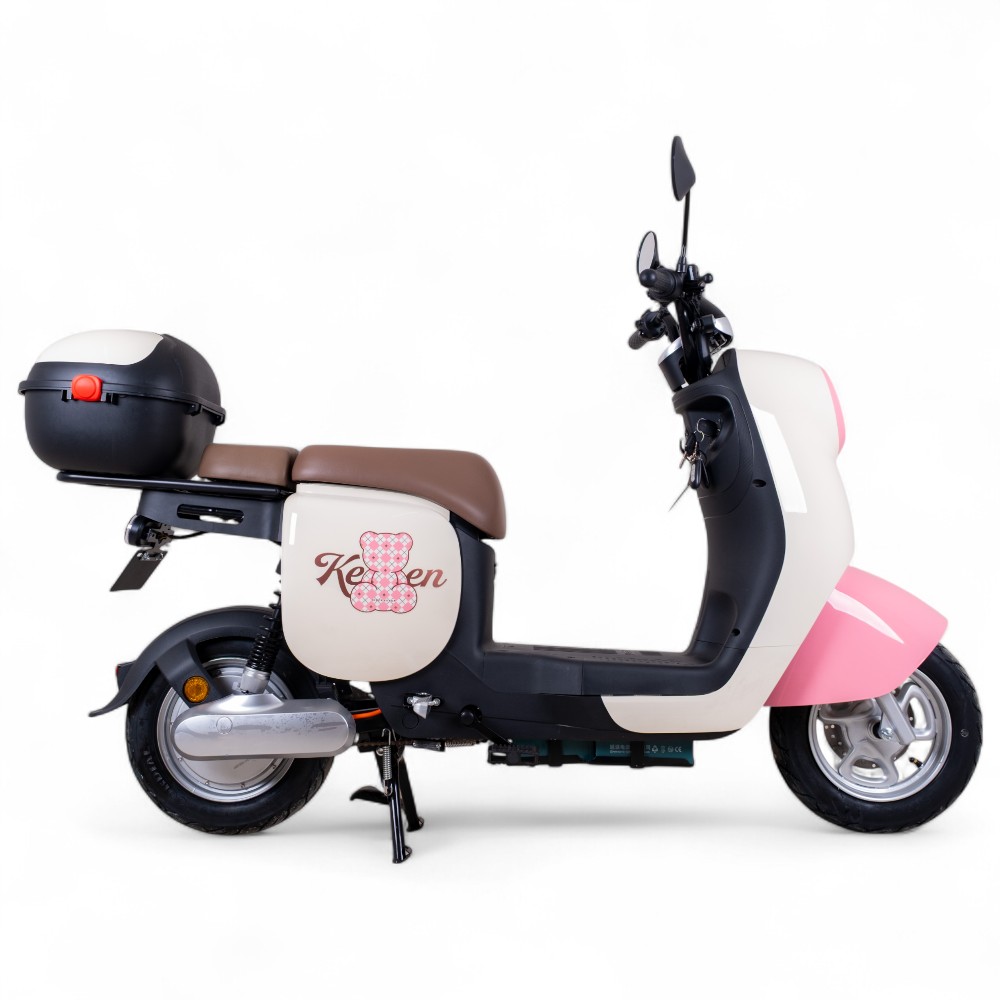 Elektrický skútr Keren Beike 10" hnědo-červená - Obrázek 7