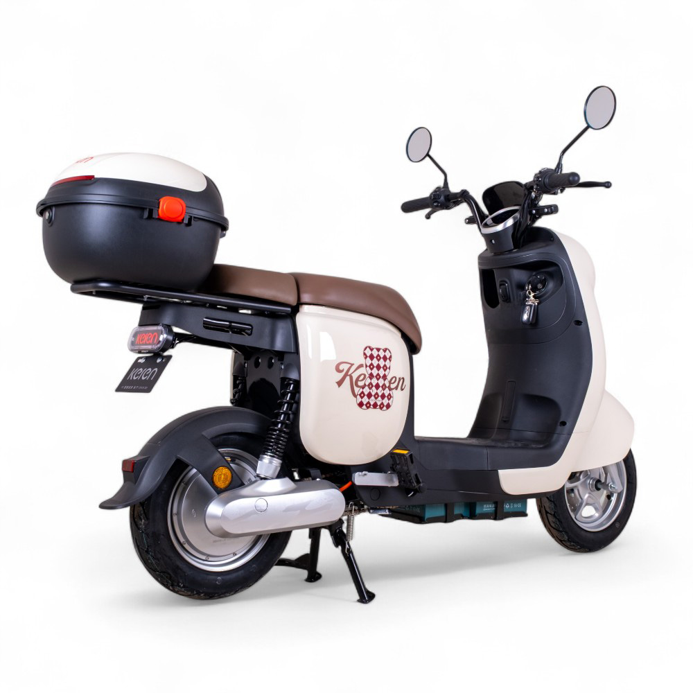 Elektrický skútr Keren Beike 10" hnědo-červená - Obrázek 4