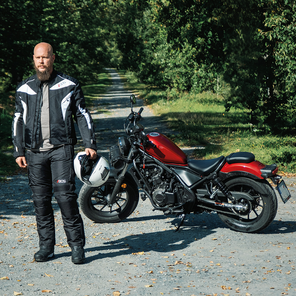 Moto kalhoty BOS Texas Black 5XL - Obrázek 3