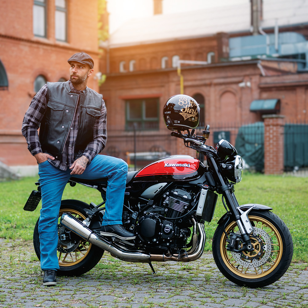 Kožená moto vesta W-TEC Delasola černá 6XL - Obrázek 4