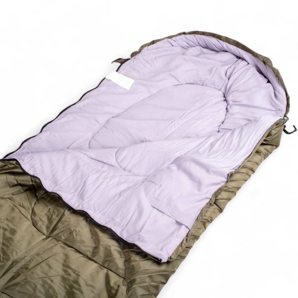 Spací pytel inSPORTline Arbaro 0°C/-5°C/-10°C pravá zelená - Obrázek 6