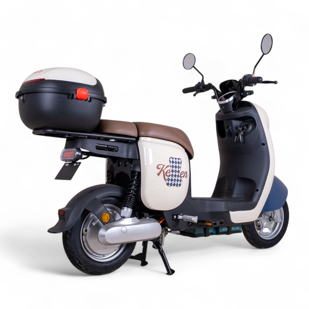 Elektrický skútr Keren Beike 10" hnědo-červená - Obrázek 6