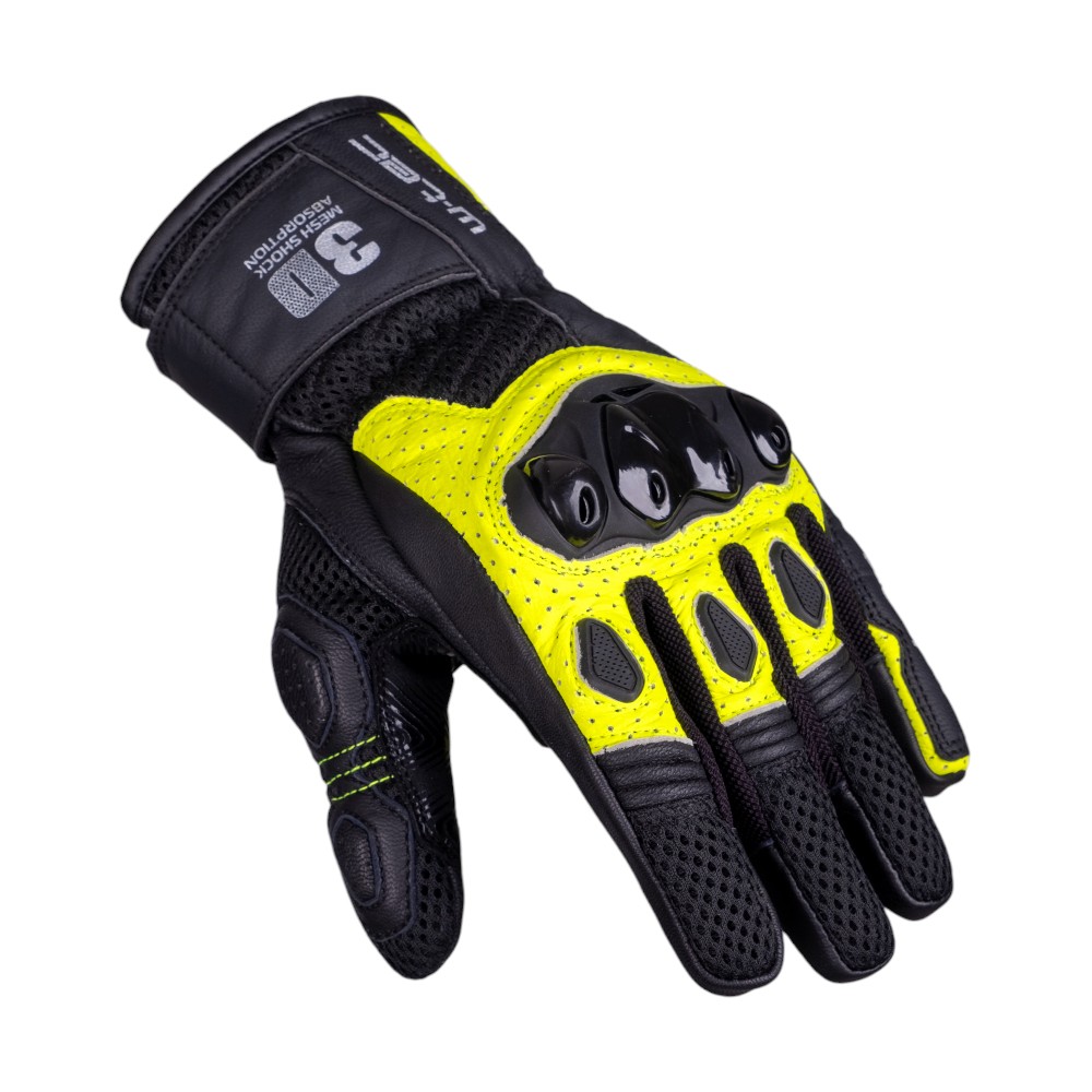 Moto rukavice W-TEC Janstur černá-fluo 3XL (obrázek 3)