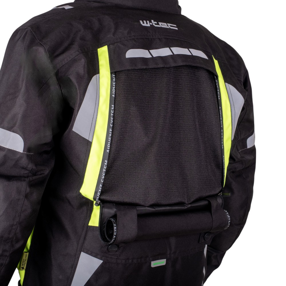 Moto bunda W-TEC Gelnair EVO černá-fluo S (obrázek 10)