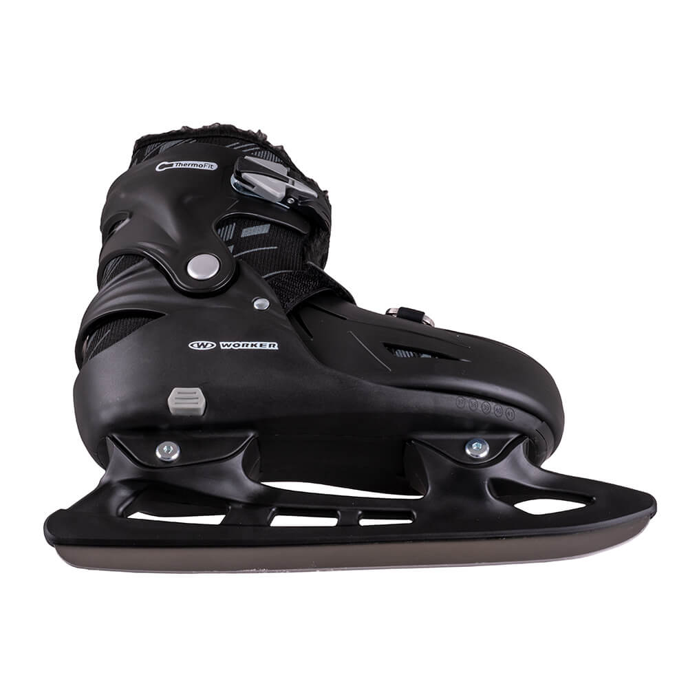 Zimní brusle WORKER Niorto s vyhřívanými vložkami Karpatos S (33-37) 35-40 černá - Obrázek 5