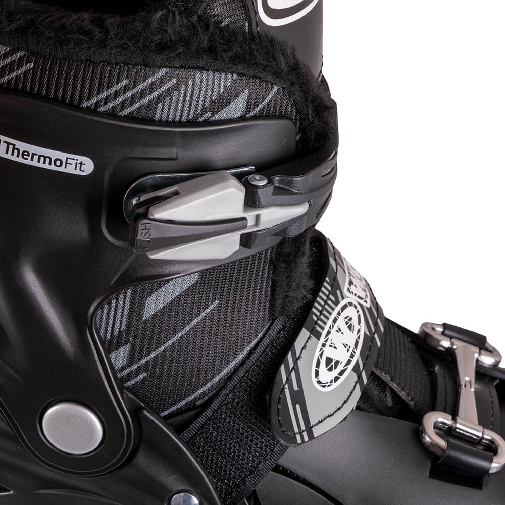 Zimní brusle WORKER Niorto s vyhřívanými vložkami Karpatos S (33-37) 35-40 černá - Obrázek 6