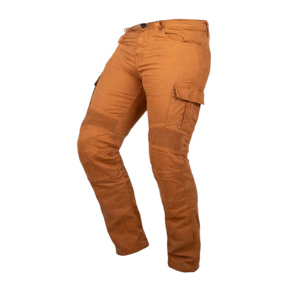 Moto jeansy W-TEC Wallbridge Caramel karamelová 38/36 - Obrázek 3