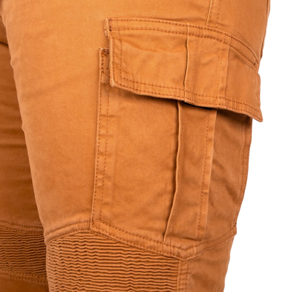 Moto jeansy W-TEC Wallbridge Caramel karamelová 38/36 - Obrázek 4
