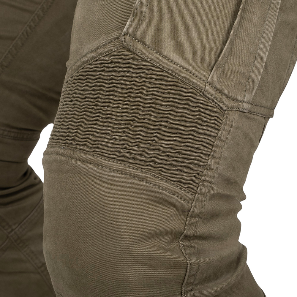 Moto jeansy W-TEC Wallbridge Olive olivově zelená 36/32 (obrázek 9)