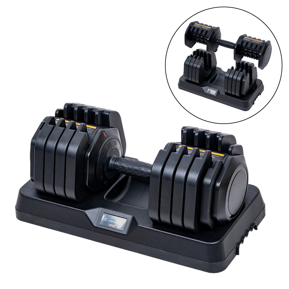 Nastavitelná jednoruční činka inSPORTline DuraBell® 5-41 kg