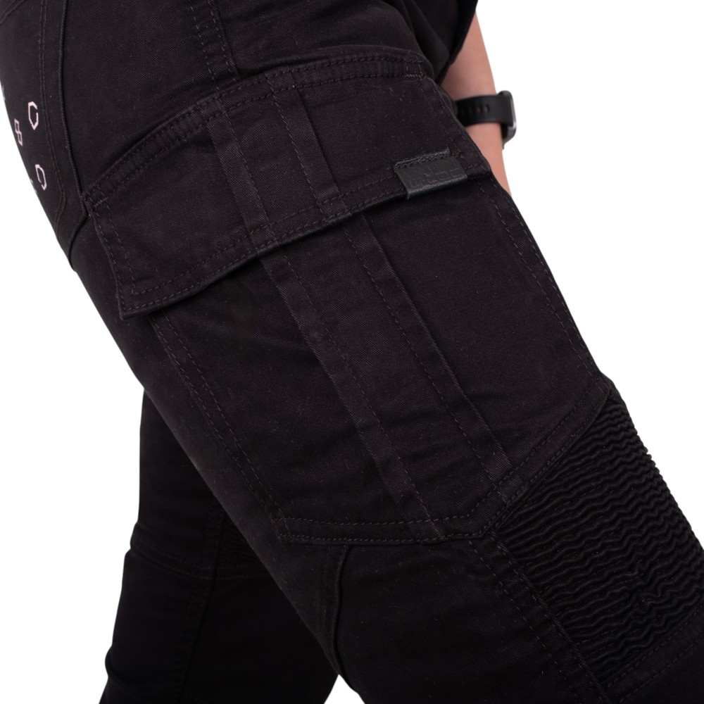 Dámské moto jeansy W-TEC Komehana černá 42/32 (obrázek 9)
