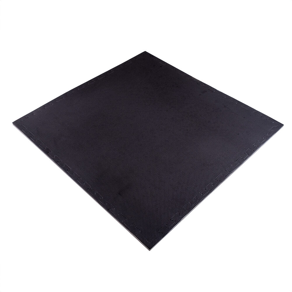 Puzzle tatami podložka inSPORTline Sazegul 100x100x2 cm mocha mousse-černá, vzor 5 proužků (obrázek 11)