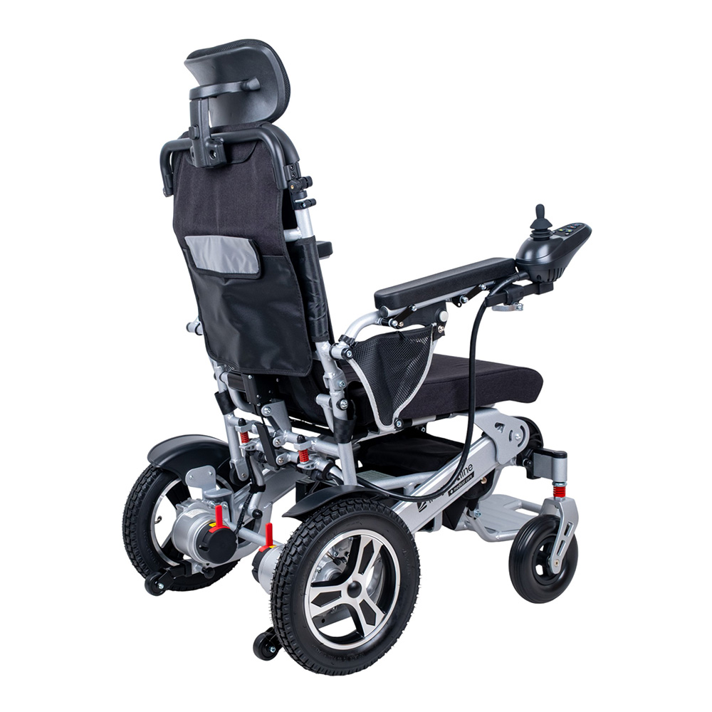Elektrický invalidní vozík inSPORTline Hawkie Evo II s polohovatelným opěradlem 700W zelená (obrázek 7)
