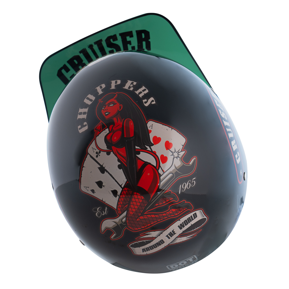 Retro otevřená přilba W-TEC Skarim XXL (63-64) - Obrázek 4