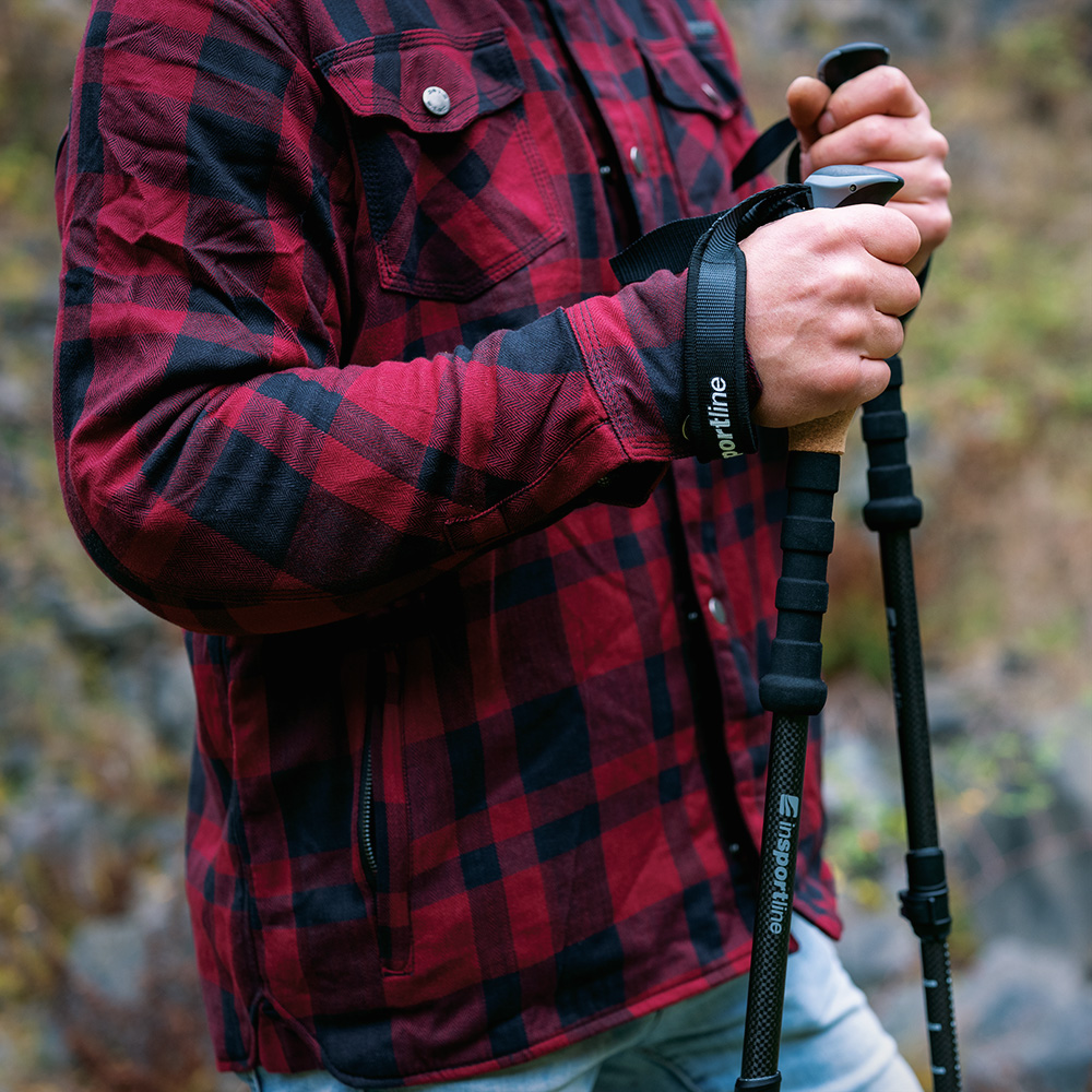 Trekingové karbonové hole inSPORTline Portello 3-dílné - Obrázek 3