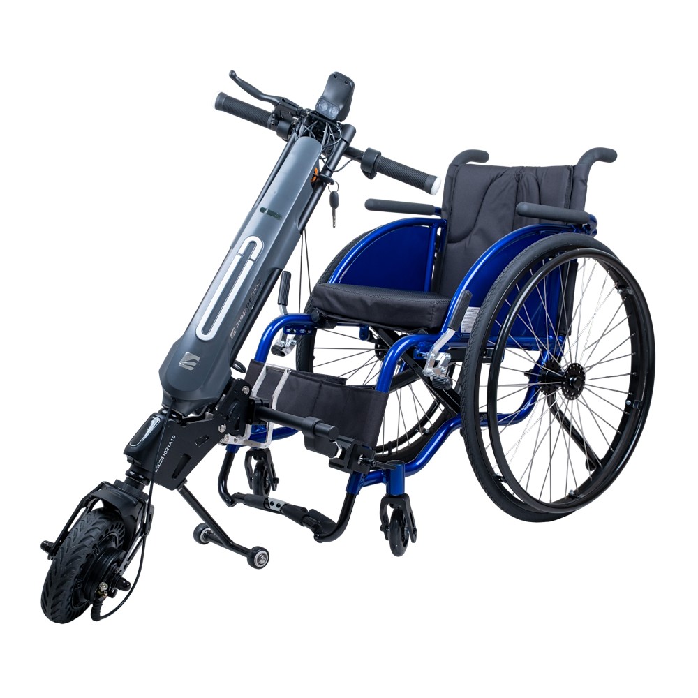 Mechanický skládací sportovní invalidní vozík inSPORTline Brenstark odlehčený s pohonem Oppatia