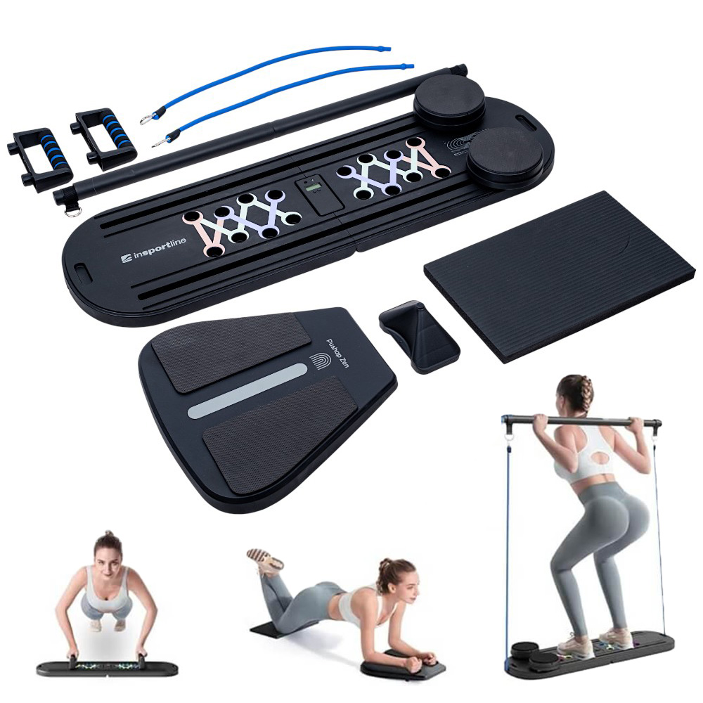 Multifunkční deska na kliky a pilates inSPORTline Pushap Zen