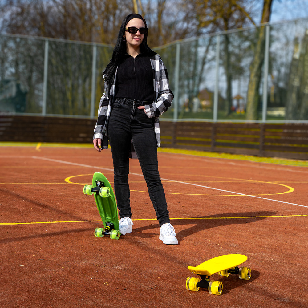 Penny board WORKER Aspy C4 22" se svítícími kolečky (obrázek 5)