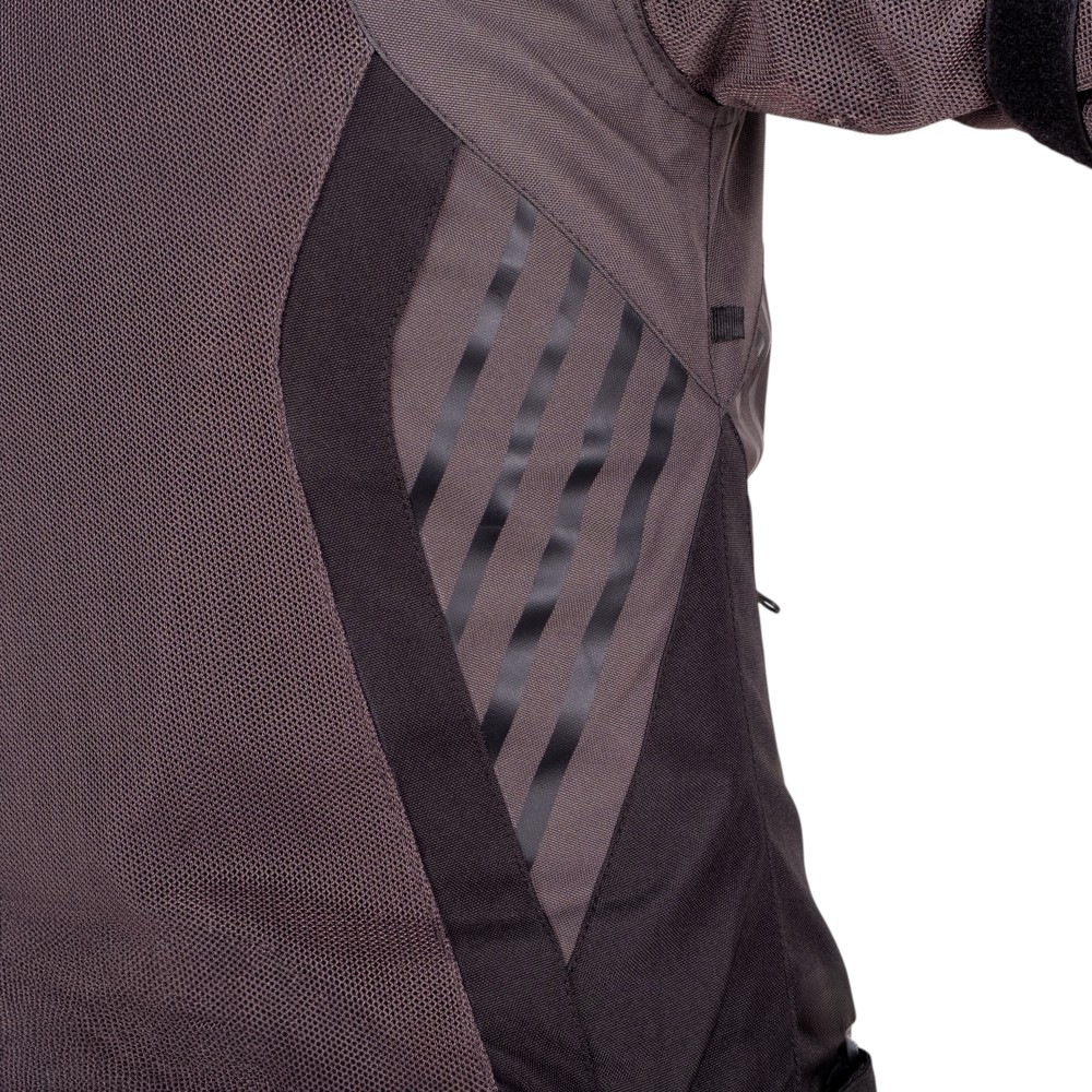 Dámská letní moto bunda W-TEC Jelsa šedá-fluo S - Obrázek 5